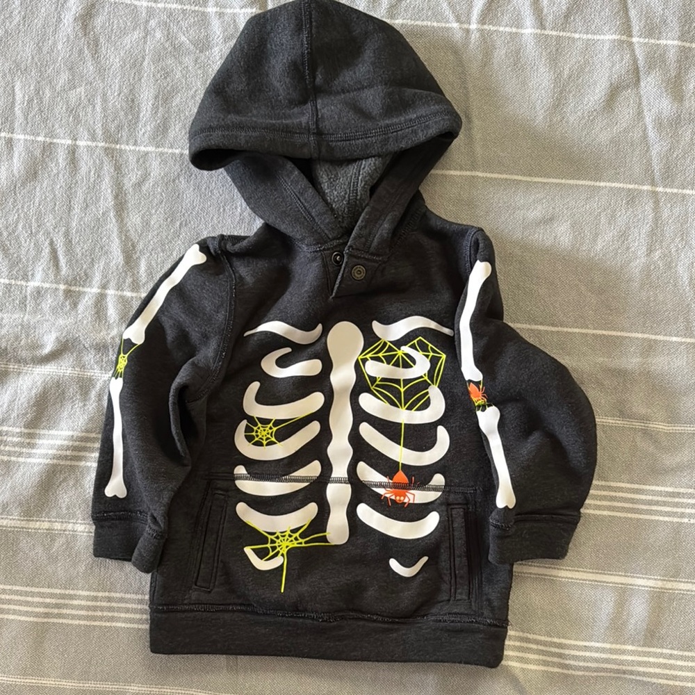 Cat & Jack Cozy Skeleton Hoodie